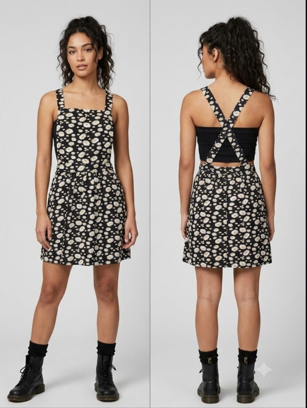 Ali And Kris 90s/Y2K Daisy Pinafore Dress, VGUC, Size M